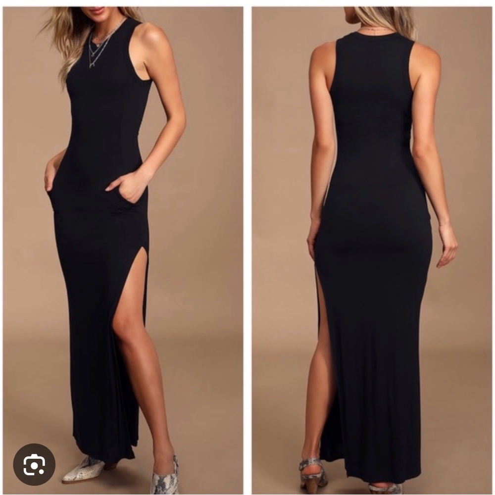 Lulu's | Shield and Sword Sleeveless Maxi-dress
